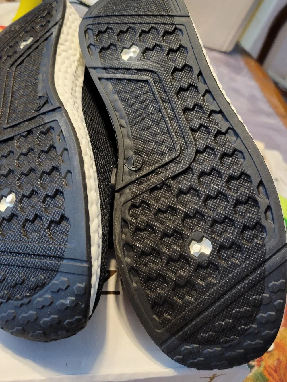 Danskin Black Knit Athletic Sneakers with White Midsole